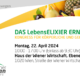 Lebenselixier Ernährung - Kongress